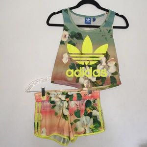 ADIDAS ORIGINALS FLORAL SET